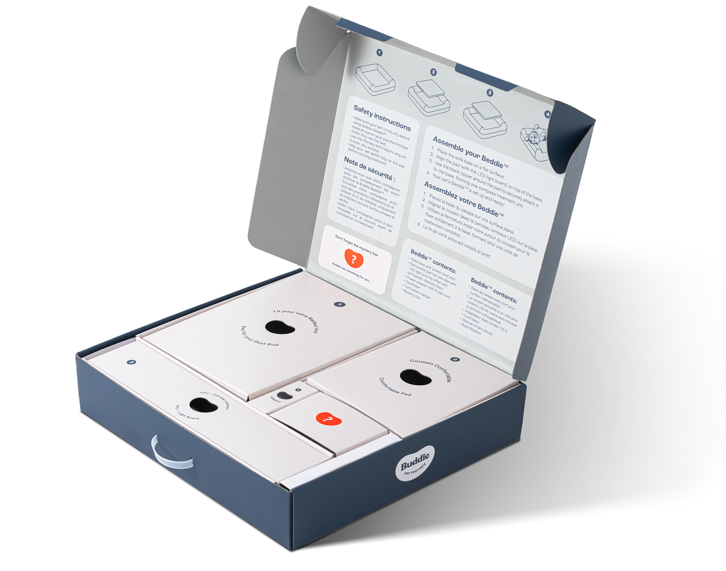 Buddie Pet therapy instructions