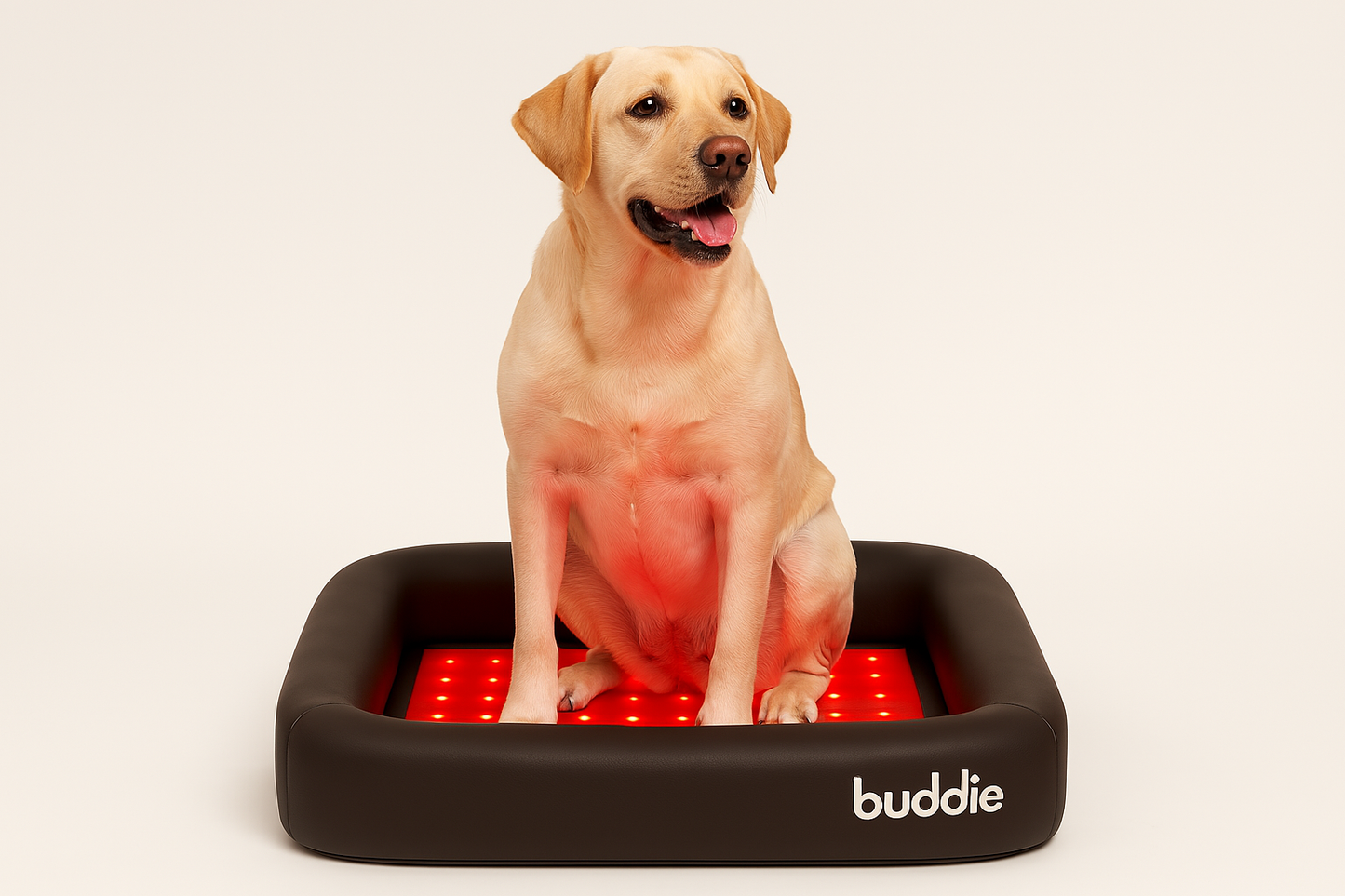 Buddie Red Light + PEMF Bed – The World’s First Healing Bed for Dogs