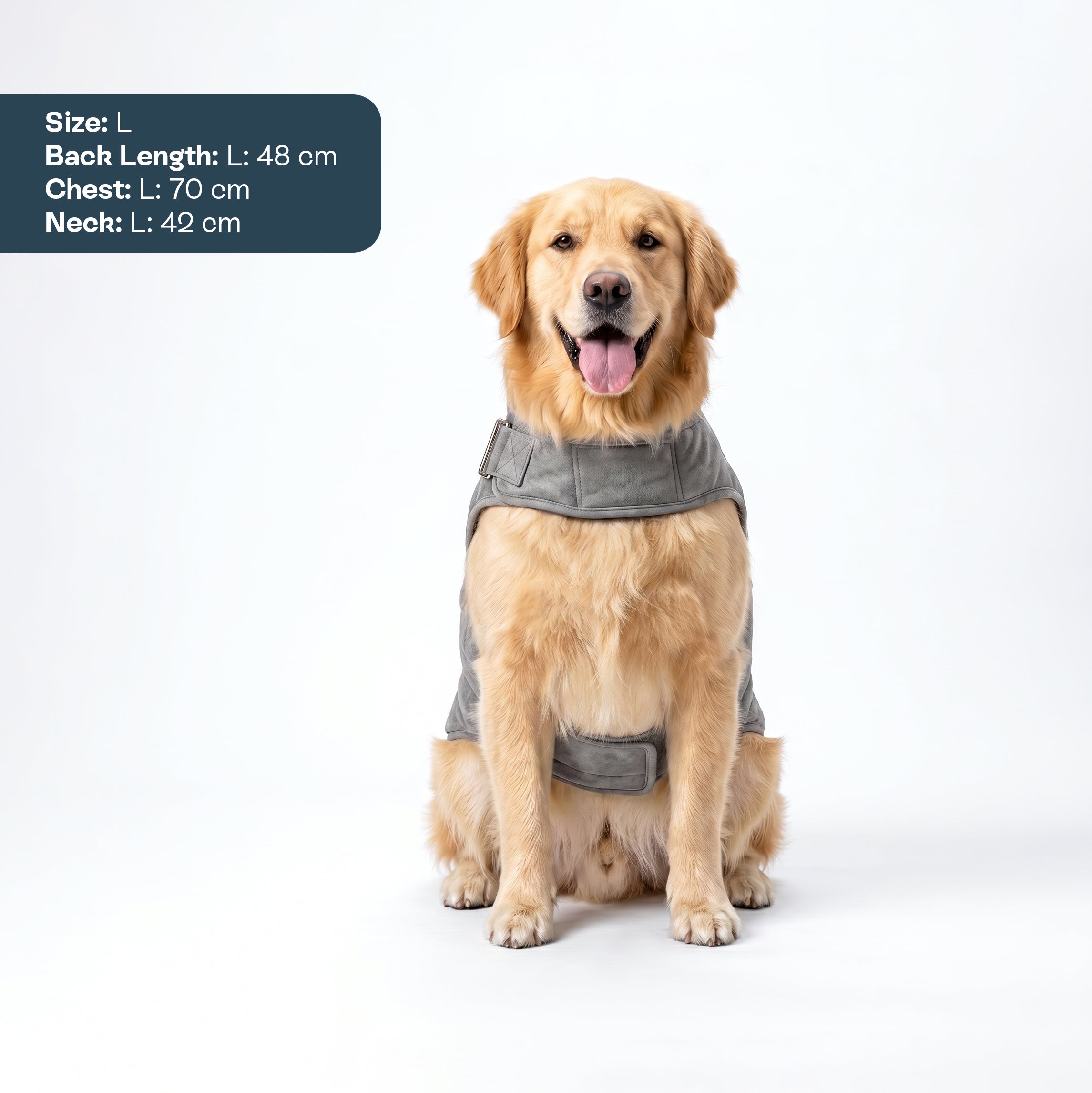 Calmie™ Weighted Calming Vest - Cooling Anxiety Relief Vest for Dogs