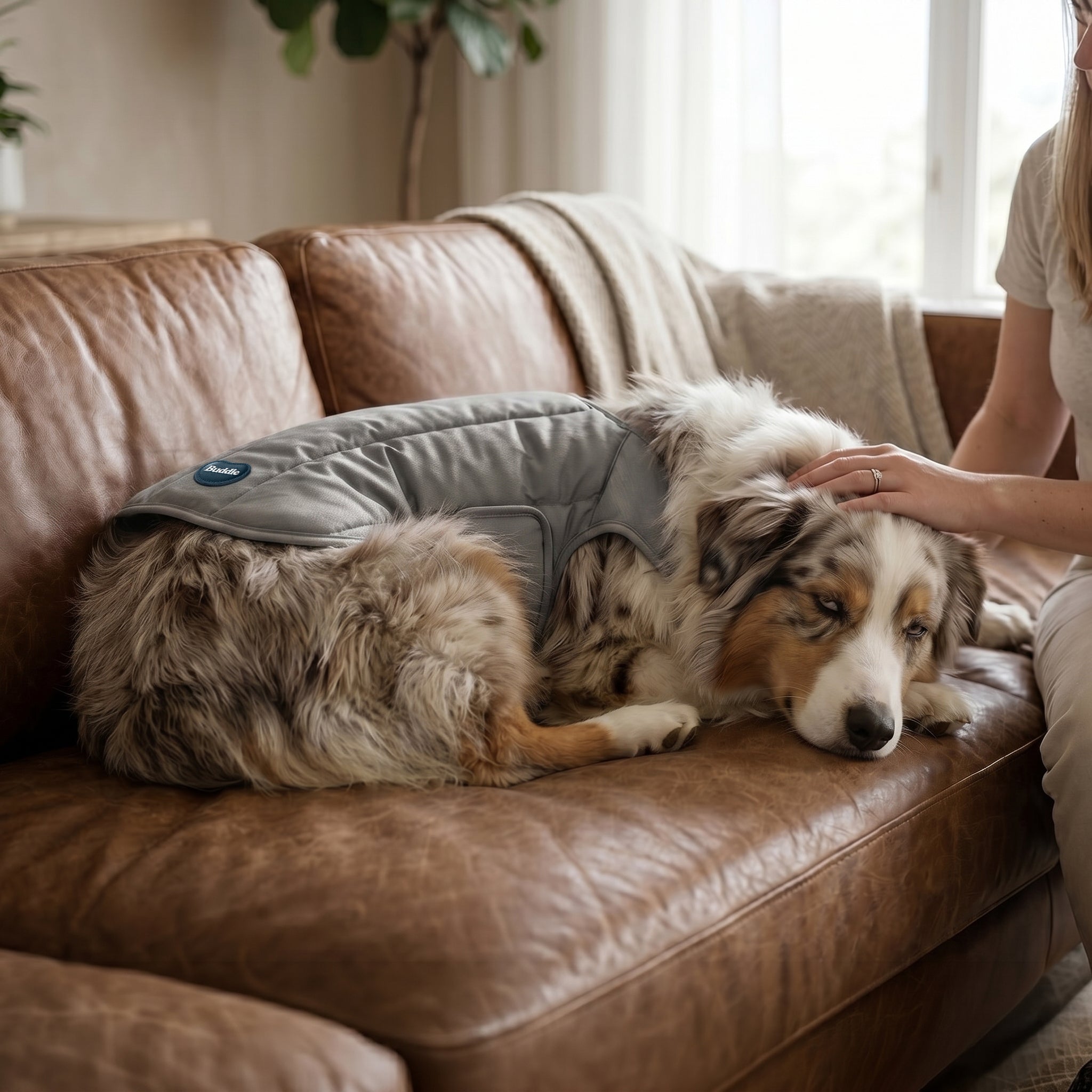 Calmie™ Weighted Calming Vest - Cooling Anxiety Relief Vest for Dogs