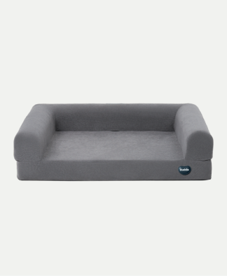 Buddie pet therapy orthopedic dog bed sofa with raised sides for comfort and joint support